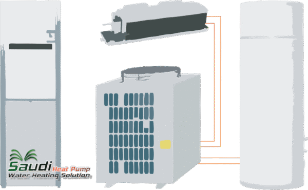 Heat Recovery Heat Pump - System Diagram